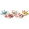 100 Years of Royal Albert - 1950-1990 Teacup & Saucer x5 Box Set (Box slightly damaged)