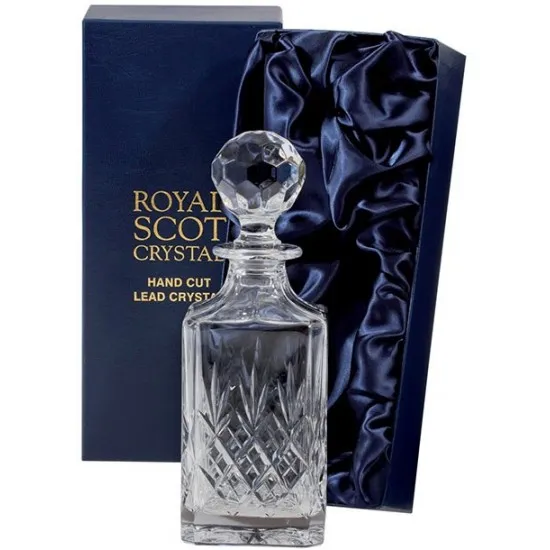 Royal Scot Edinburgh Square Spirit Decanter 75cl (Boxed)