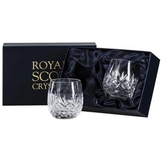 Royal Scot Edinburgh Barrel Shaped Gin & Tonic Tumblers 35cl (Box of 2)