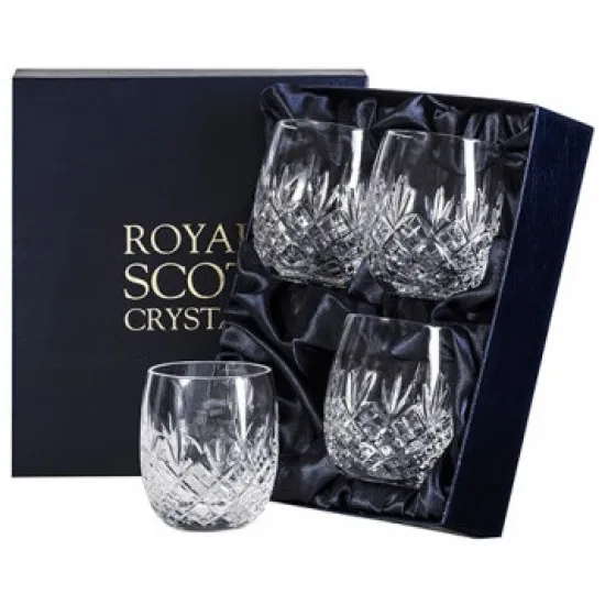 Royal Scot Edinburgh Barrel Shaped Gin & Tonic Tumblers 35cl (Box of 4)