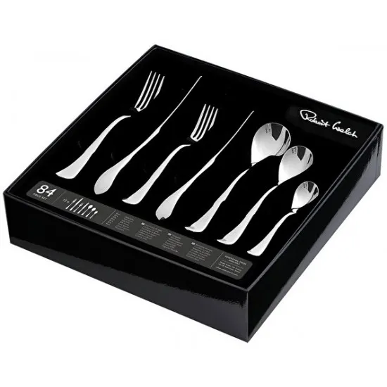 Robert Welch Ashbury 84 Piece Boxed Set + FREE 3 Piece Serving Set