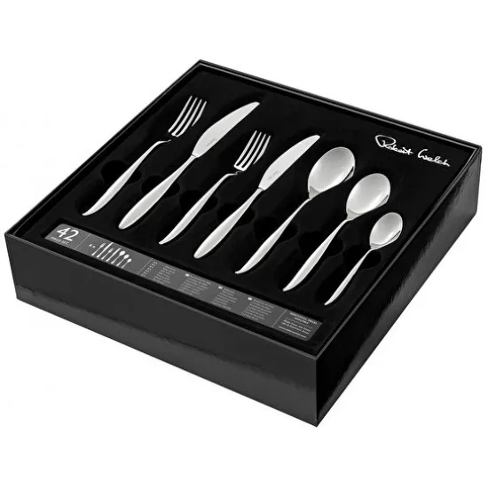 Robert Welch Hidcote 42 Piece Boxed Set + 2 FREE Serving Spoons