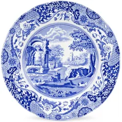 Spode Blue Italian Plates 27cm (Set of 4)