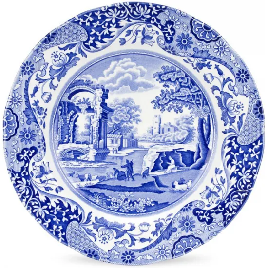 Spode Blue Italian Plates 19cm (Set of 4)