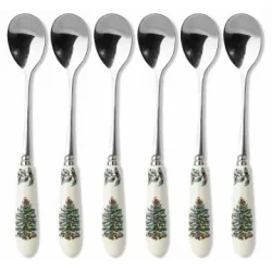Spode Christmas Tree Tea Spoons 15cm (Box of 6)