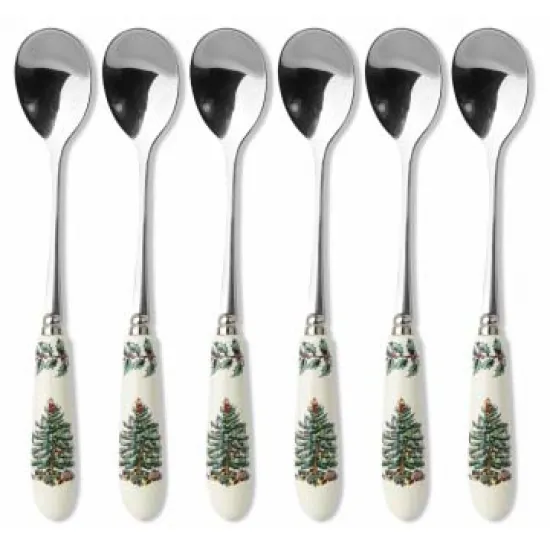 Spode Christmas Tree Tea Spoons 15cm (Box of 6)