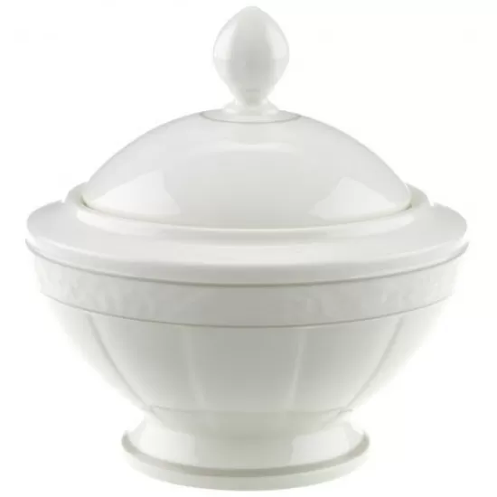 Villeroy & Boch Gray Pearl Covered Sugar (0960)