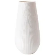 Wedgwood White Folia Tall Vase 30cm