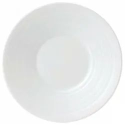 Wedgwood Jasper Conran White Espresso Saucer Embossed Strata