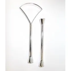 Elegance 2 Tier Cake Stand Fitting (Silver/Chrome Finish)