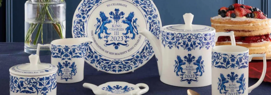 Spode King Charles III Coronation collection