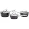 Stellar Rocktanium 3 Pce Saucepan Set