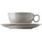 Thomas Rosenthal Loft Colour - Moon Grey Combi Cup & Saucer (14770)