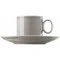 Thomas Rosenthal Loft Colour - Moon Grey Coffee Cup & Saucer (14740)