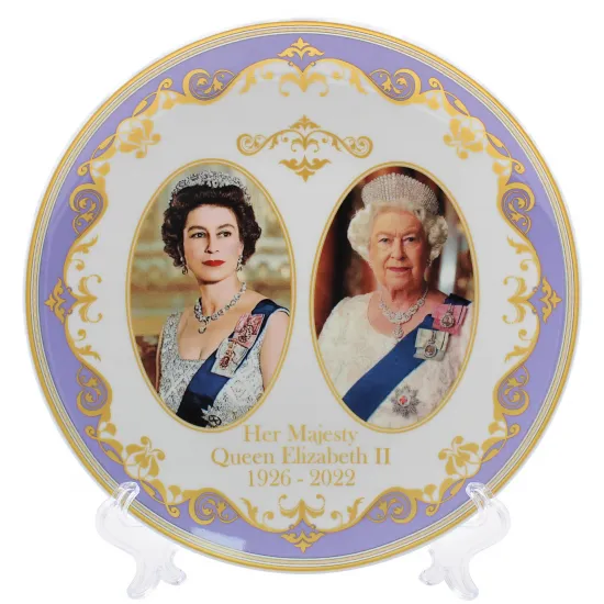 Her Majesty Queen Elizabeth II Commemorative Plate 1926-2022