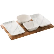 Belleek Living Marble Tapas Set