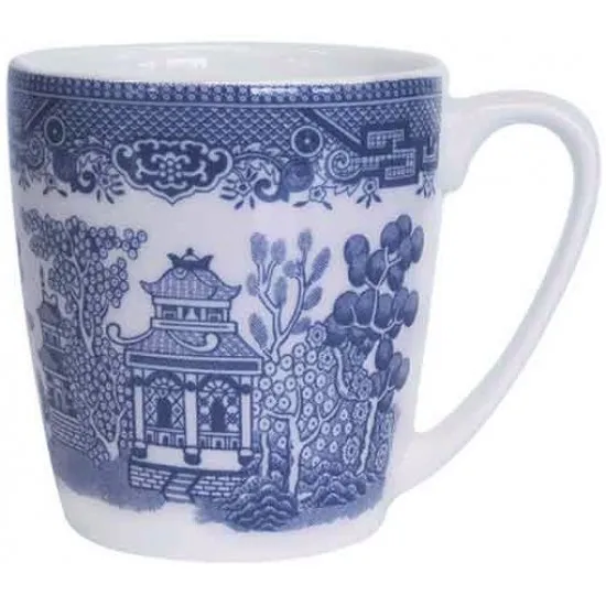 Churchill / Queen's Blue Willow Acorn Mug (Set of 6)