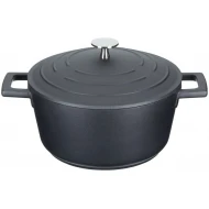 MasterClass Cast Aluminium Casserole Dish, 2.5L - Black