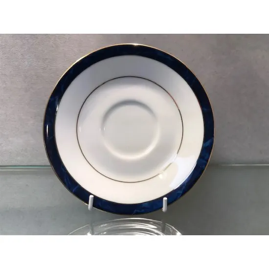 Noritake Marble Blue Mocca Coffee Saucer