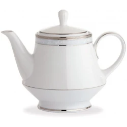 Noritake Hampshire Platinum Teapot