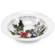 Portmeirion Holly & Ivy Oatmeal / Cereal Bowls 15cm (Box of 6)