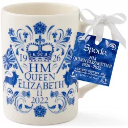 Spode Queen Elizabeth II Commemorative Mug 1926-2022