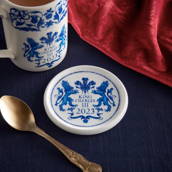 Spode King Charles III Coronation Commemorative Coaster
