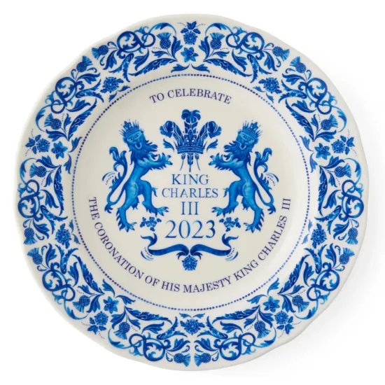 Spode King Charles III Coronation Commemorative Plate
