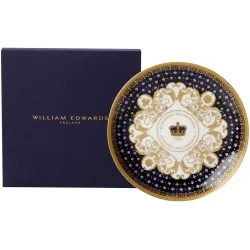 William Edwards King Charles III Coronation Plate 21cm